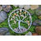 WIRE MADE TREE OF LIFE, SUNSTONE CHIP BEADS, ROOTS ADORNED WITH 6MM ROUND SUNSTONE BEADS