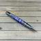 purple dyed art deco pen