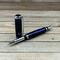 Blue and purple rollerball pen