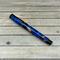 bright blue pinecone rollerball pen