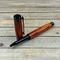 Exotic wood black chrome rollerball 