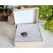 Sterling Silver, Polymer Clay and Opal Book Necklace in packaging