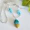 Lampwork Glass Sterling Silver Necklace