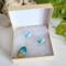 Lampwork Glass Sterling Silver Necklace in packaging