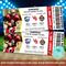 Customizable Football Sports Game Event Ticket Stub Template