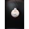 Side view of hand painted ornament.  This design is used around the entire ornament.
