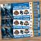  Customizable Basketball Sports Game Ticket Stub Template