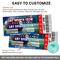 DIY Football Sports Surprise All-Purpose Game Event Ticket Template