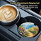 Heat-resistant material, sublimated ocean print coaster. Waterproof floral car coaster. Seaside vibes drink holder pad

