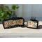 Floral Leopard Print Claw Hair Clip Set