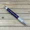 Purple resin and metallic flake click pen