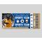 DIY Baseball Sports Game Event Ticket Template
