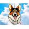 Red Headed Tricolor Pembroke Corgi.