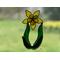 Daffodil suncatcher- in yellow-  in direct sunlight.