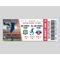 Editable Soccer Sports Game Event Ticket Template
