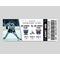 Editable Hockey Sports Event Game Stub Ticket Template
