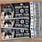 DIY Hockey Sports Game Event Ticket Stub Template