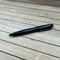 black and silver swirl resin cigar pen