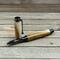 hardwood and gunmetal rollerball pen