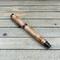 burl wood capped rollerball pen