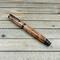Gunmetal and burl wood rollerball pen