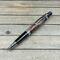 Gunmetal and chrome ballpoint pen