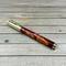 gold magnetic cap rollerball pen