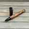 cherry burl wood and gunmetal hardware