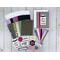 A Halloween card kit with cardstock, scrapbook paper, embellishments and cards and envelopes to make 6 assorted pastel cards.