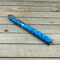 Blue turquoise and stainless steel nib fountain pen