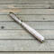 light colored wood and gold hardware rollerball pen