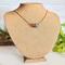 Leopard Glass Copper Fidget Necklace on Bust