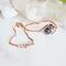 Leopard Glass Copper Fidget Necklace
