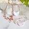 Polymer Clay Moon Copper Jewelry Set