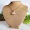 Mother of Pearl and Turquoise Copper Wire Wrapped Tree Necklace on Bust