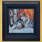 Two wolves Sharing a tender moment Painting 