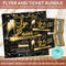 Editable Sip and Paint Ticket and Flyer Template | Paint Party Bundle