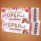 Editable Sip and Paint Flyer and Ticket Bundle | Party Event Template 