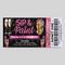 Editable Paint Party Themed Event Ticket | Sip and Paint Ticket Stub Template