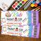 DIY Kids Sip and Paint Ticket and Flyer Bundle | Kids Event Template