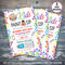 DIY Kids Sip and Paint Ticket and Flyer Bundle | Kids Event Template