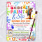 DIY Kids Paint and Sip Bundle | Ticket and Flyer Template