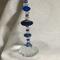 Handmade Blue & Clear Crystal Suncatcher with 40mm Prism – Sparkling Window Decoration, Beaded Crystal Ornament