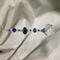 Handmade Blue & Clear Crystal Suncatcher with 40mm Prism – Sparkling Window Decoration