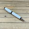 bright white resin cigar pen in chrome