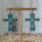 Southwest Aztec Cross Earrings
