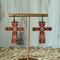 Southwest Aztec Cross Earrings