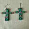 Southwest Aztec Cross Earrings