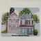 Historic Georgia homes featuring local city clock of Rome GA