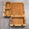 Small Trays on Left with Large Tray connected on bottom